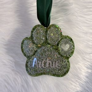 Personalised Paw Bauble