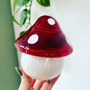 Toadstool trinket pot