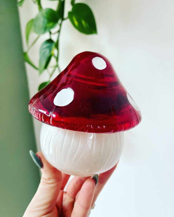 Toadstool trinket pot