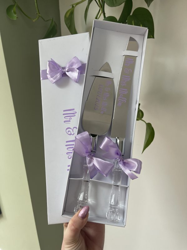 Personalised Cake Knife & Slice - Image 6