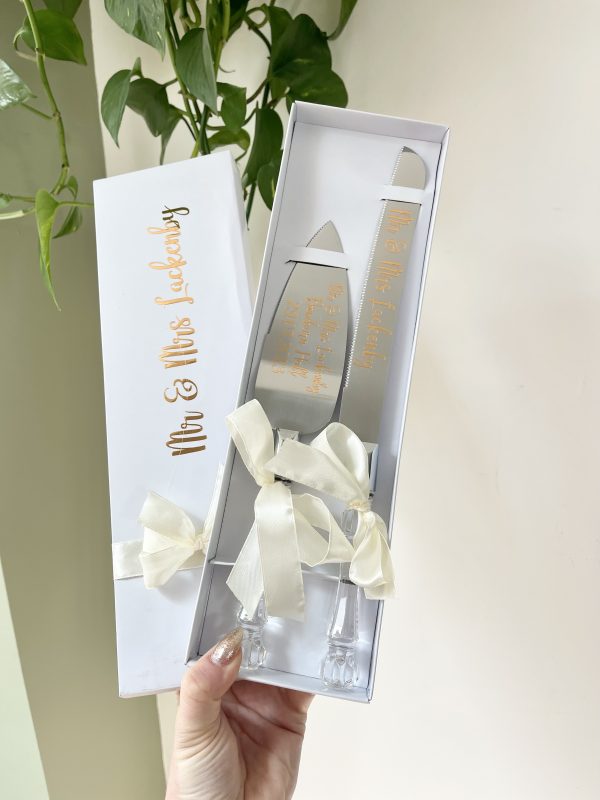 Personalised Cake Knife & Slice - Image 5