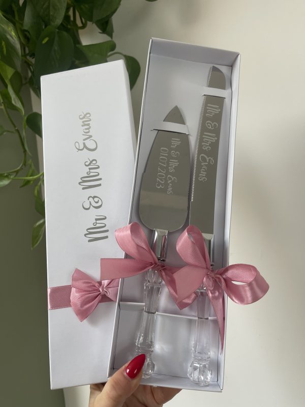 Personalised Cake Knife & Slice - Image 3