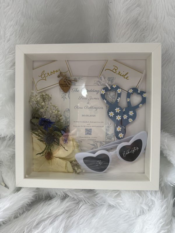 Wedding keepsake box frame - Image 8
