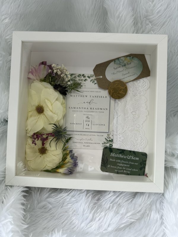 Wedding keepsake box frame - Image 7