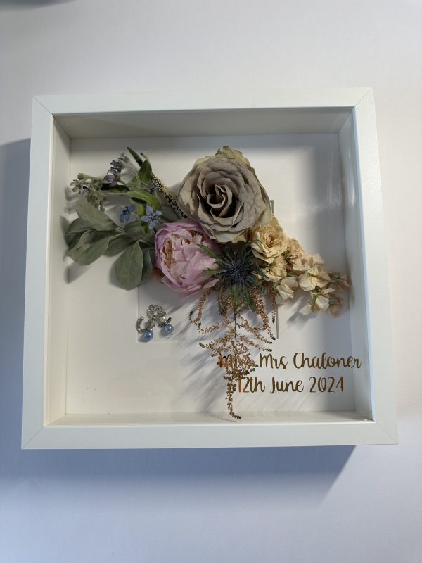 Wedding keepsake box frame - Image 5