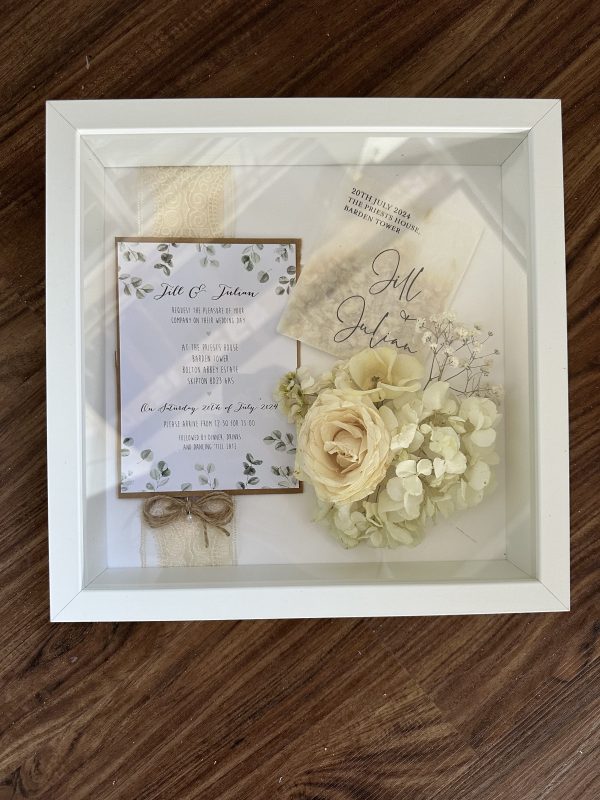 Wedding keepsake box frame - Image 6