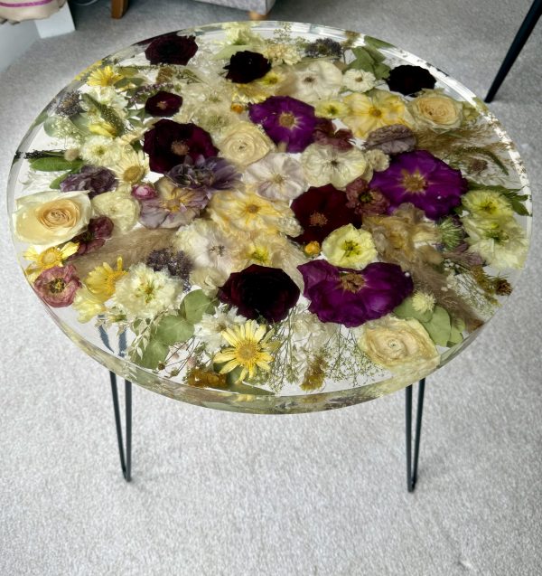 60cm table on hair pin legs - Image 3