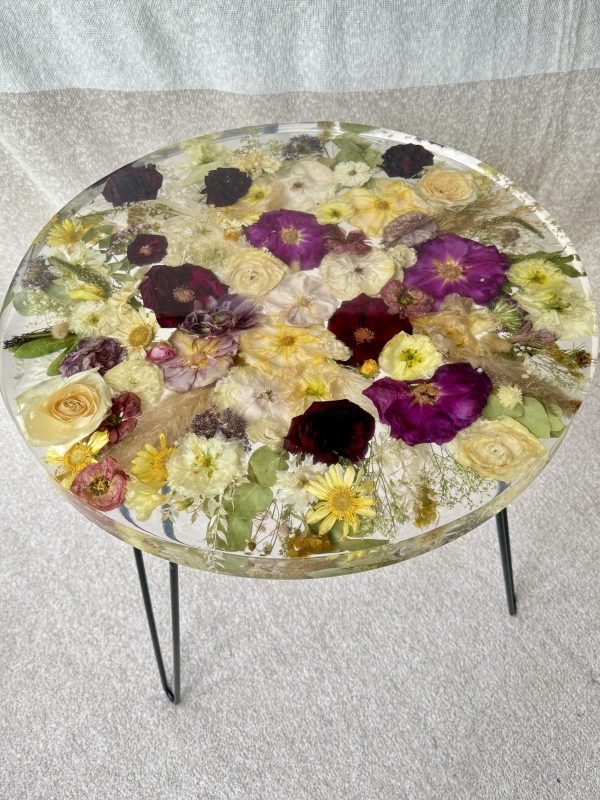 60cm table on hair pin legs