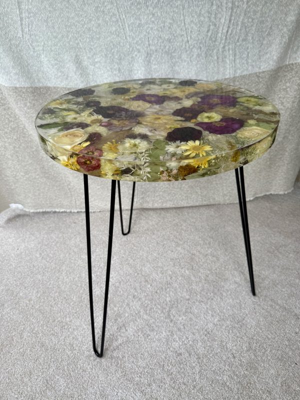 60cm table on hair pin legs - Image 2