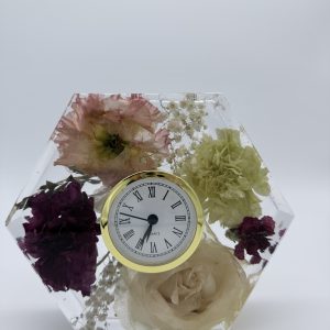 18cm Hex Clock